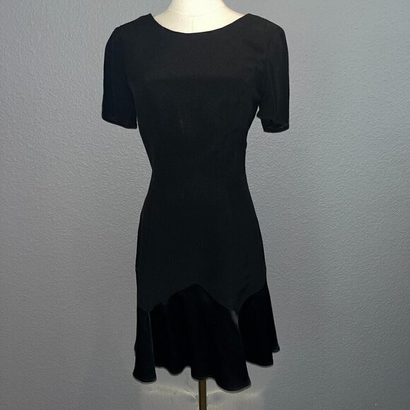 JESSICA MCCLINTOCK COLLECTIONS Little Black Dress LBD - Short Mermaid Skirt - 6 - Picture 1 of 11